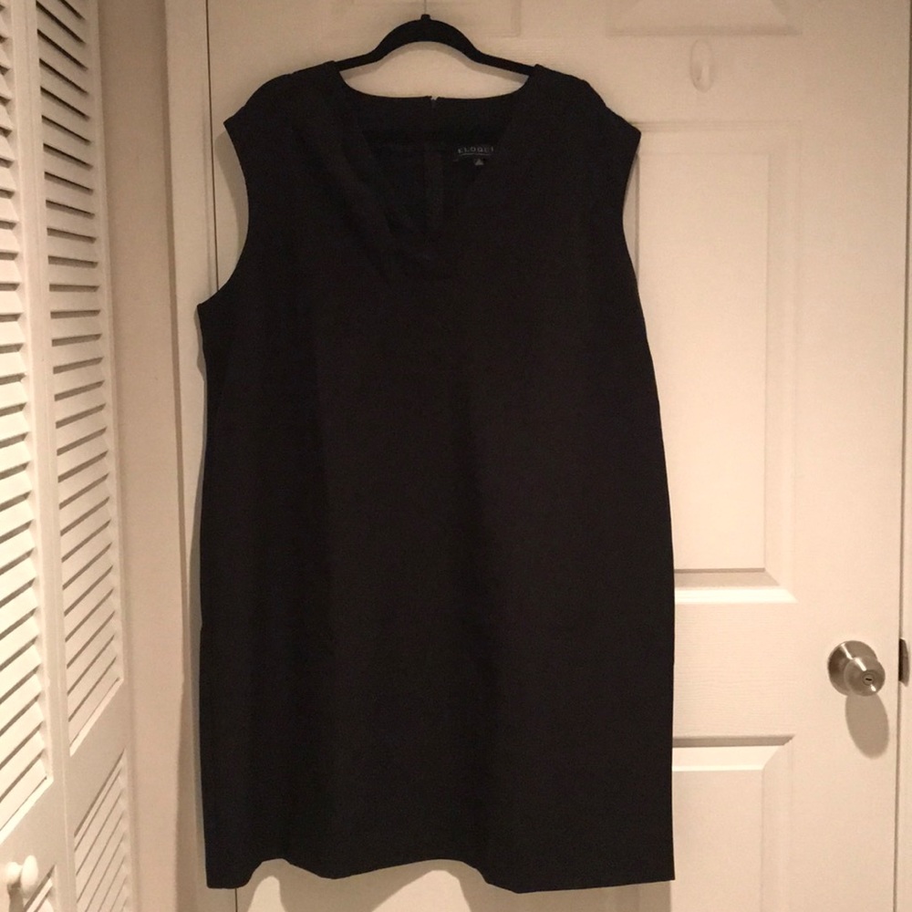 ELOQUII Bow Detail Shift Dress
